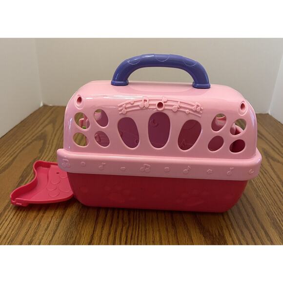 VTech Care For Me Learning Pet Carrier, Pink. Lights Sounds Interactive w/Dog - Picture 9 of 16